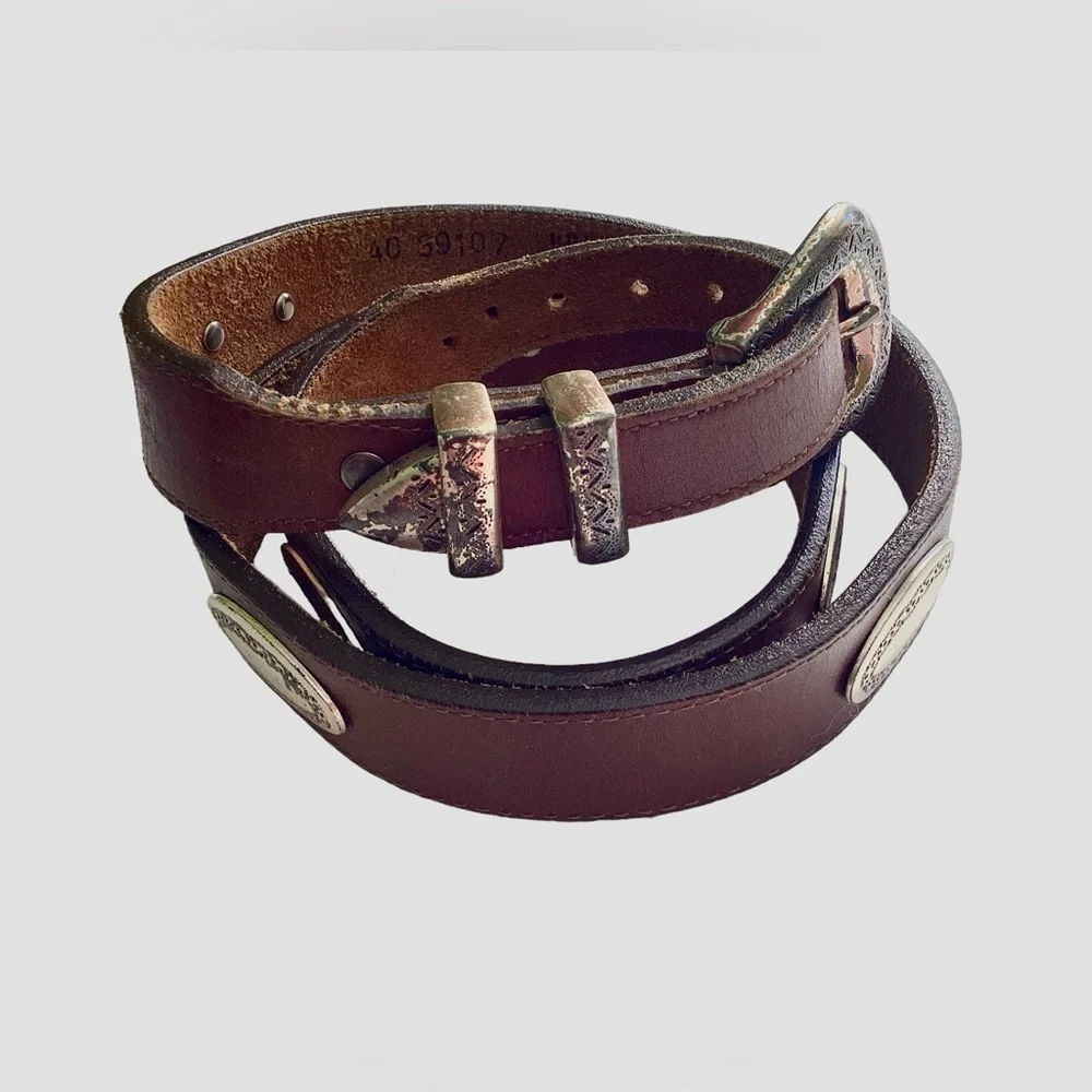 Western Brighton Belt Sz 40 Leather